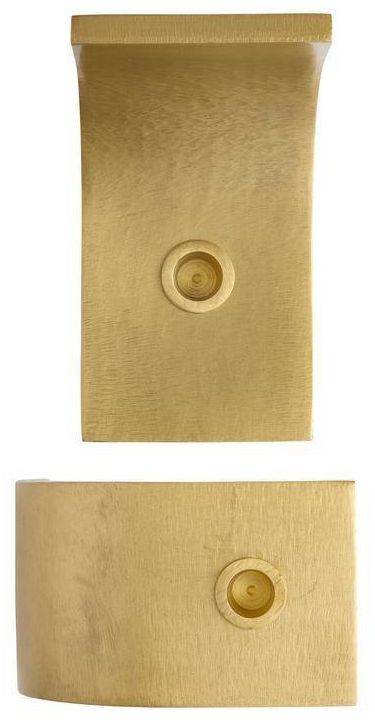 Arteriors Ivanna Ricestone Candleholders Set of 2 Ivory