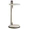 Arteriors Ivetta Toronto Marble Drink Table Natural Iron