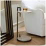 1_Arteriors Ivetta Toronto Marble Drink Table Natural Iron