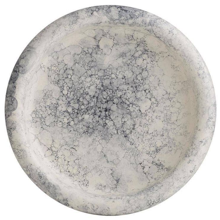 Arteriors Izzy Ceramic Centerpieces Set of 2 Thundercloud