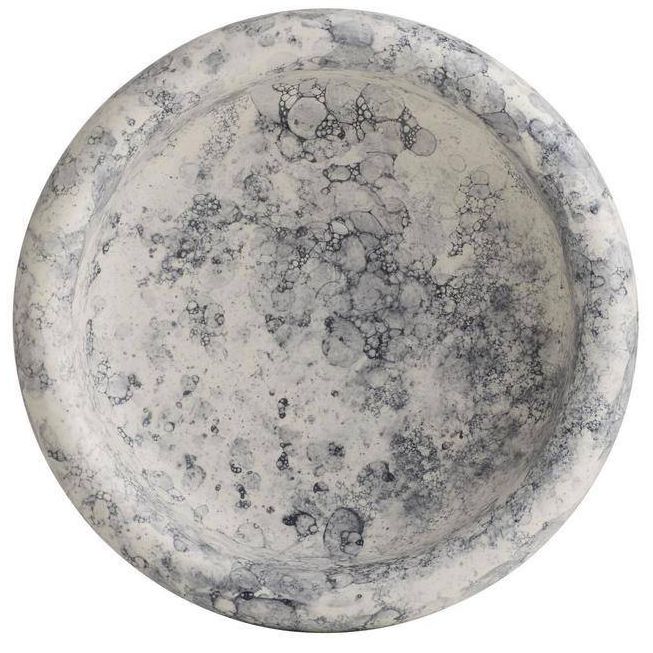 Arteriors Izzy Ceramic Centerpieces Set of 2 Thundercloud