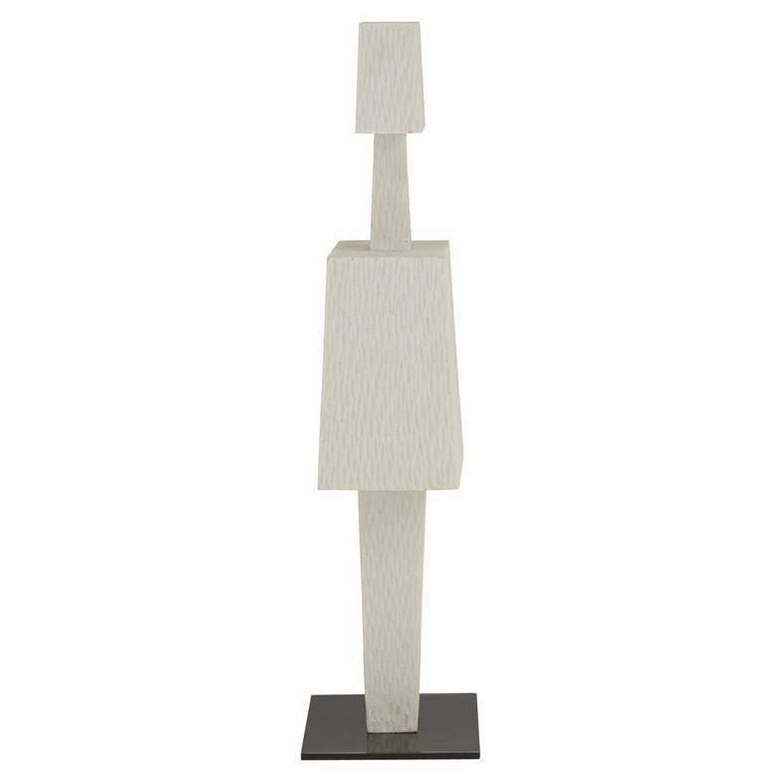 Image 3 Arteriors Jacopo Riverstone Sculpture Chiseled Ivory more views