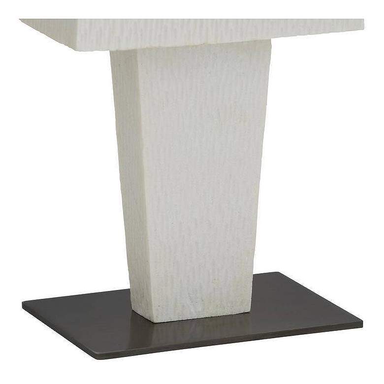 Image 4 Arteriors Jacopo Riverstone Sculpture Chiseled Ivory more views