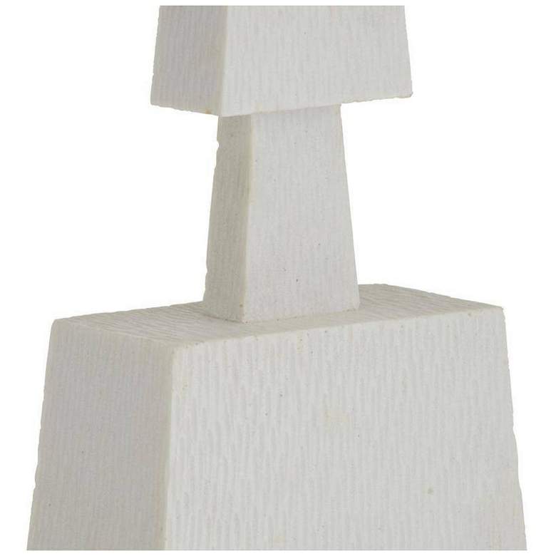 Image 6 Arteriors Jacopo Riverstone Sculpture Chiseled Ivory more views