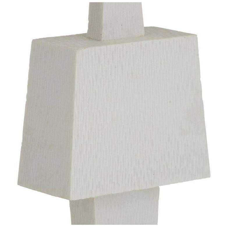 Image 7 Arteriors Jacopo Riverstone Sculpture Chiseled Ivory more views