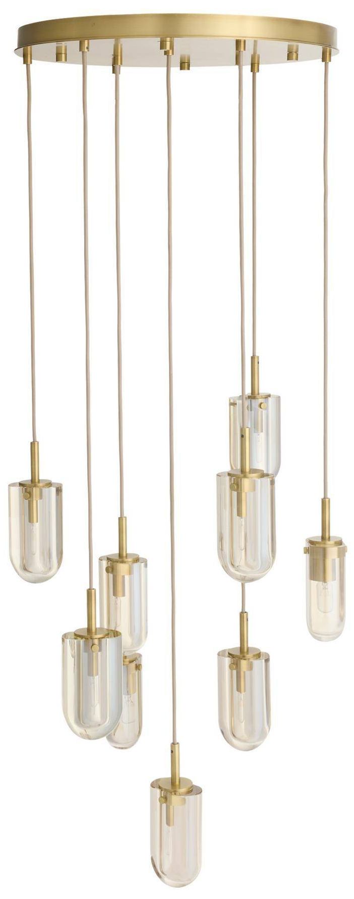 Image 4 Arteriors Javier Multi Port Chandelier 25" Champagne more views