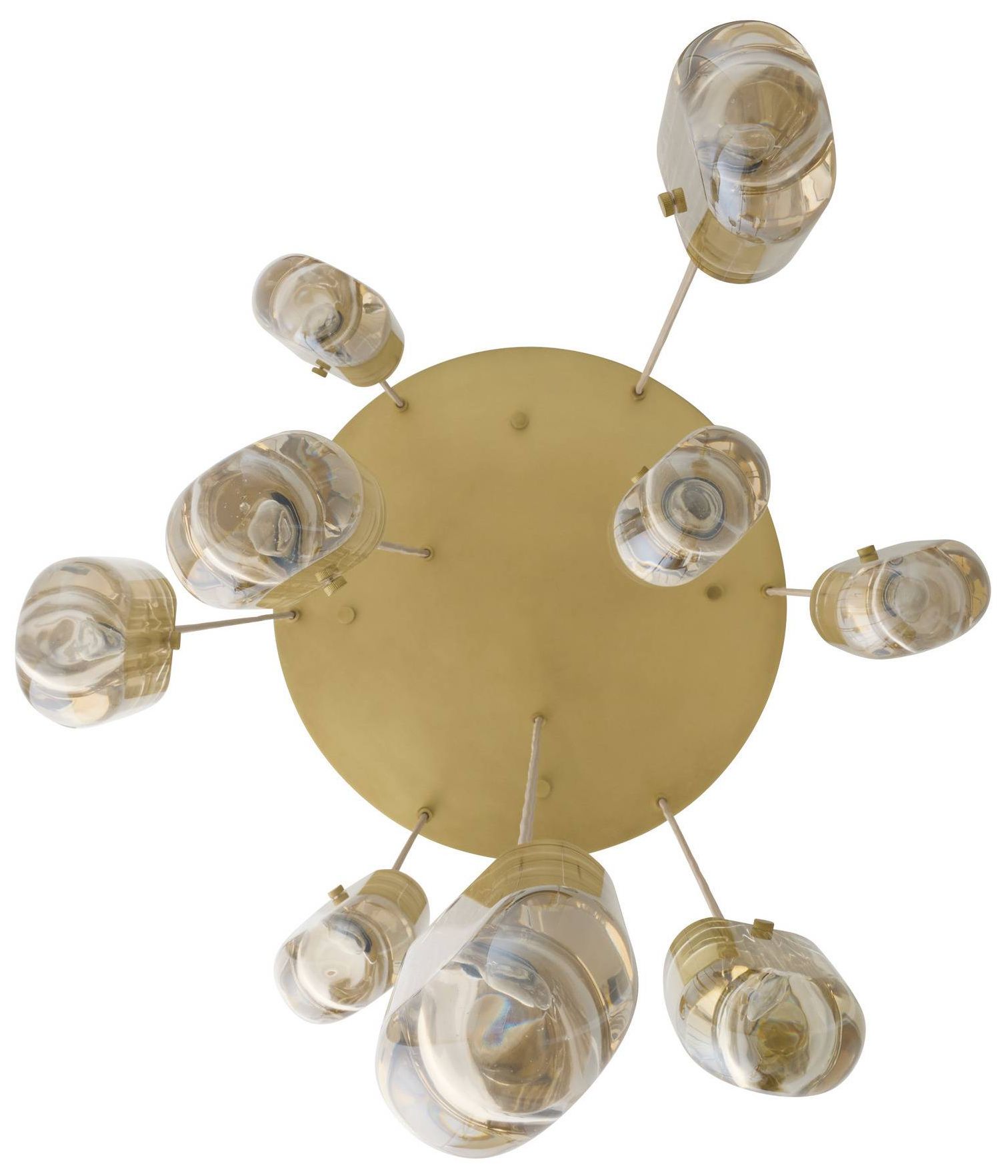 Image 6 Arteriors Javier Multi Port Chandelier 25" Champagne more views