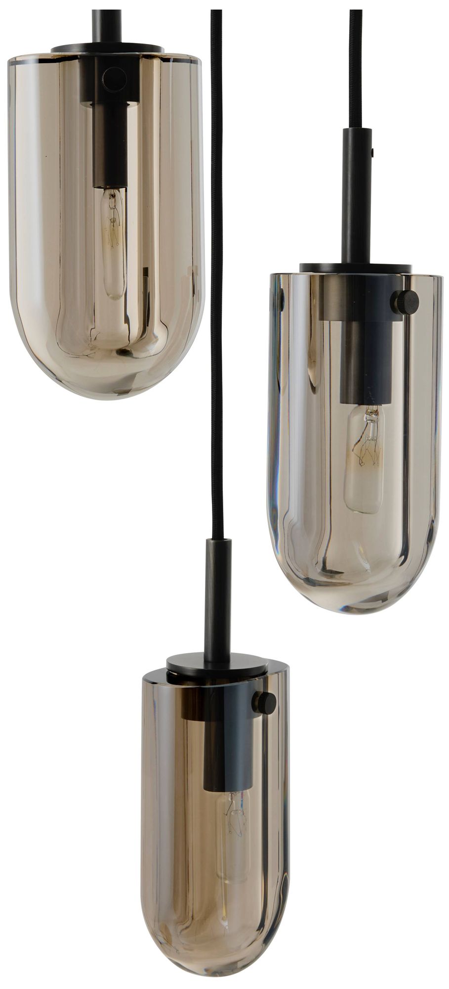 Image 6 Arteriors Javier Multi Port Chandelier 25" Smoke more views