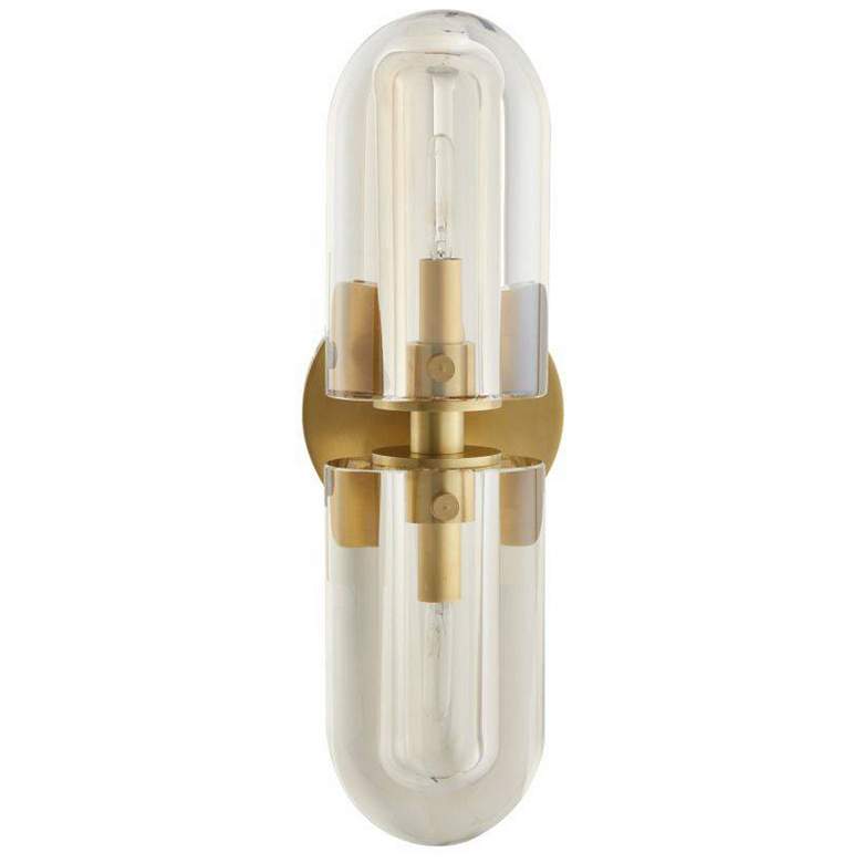 Image 3 Arteriors  Javier Sconce 15" Champagne Antique Brass more views