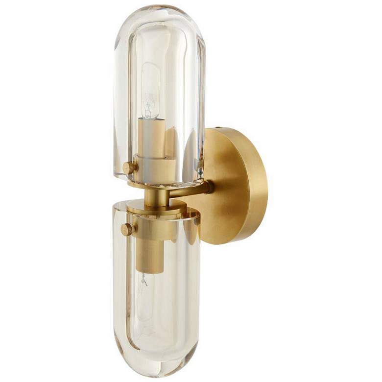 Image 4 Arteriors Javier Sconce 15" Champagne Antique Brass more views