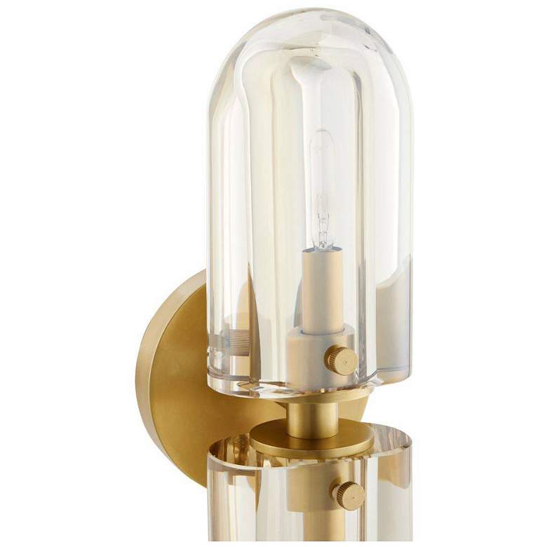 Image 5 Arteriors Javier Sconce 15" Champagne Antique Brass more views