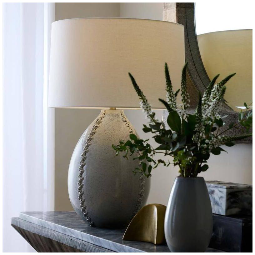 Arteriors Jaxx Lamp Ice Reactive Ceramic