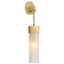 2_Arteriors Jayce Frosted Glass Sconce 22" Antique Brass