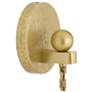 5_Arteriors Jayce Frosted Glass Sconce 22" Antique Brass more views