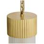 7_Arteriors Jayce Frosted Glass Sconce 22" Antique Brass more views