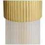 Arteriors Jayce Frosted Glass Sconce 22" Antique Brass