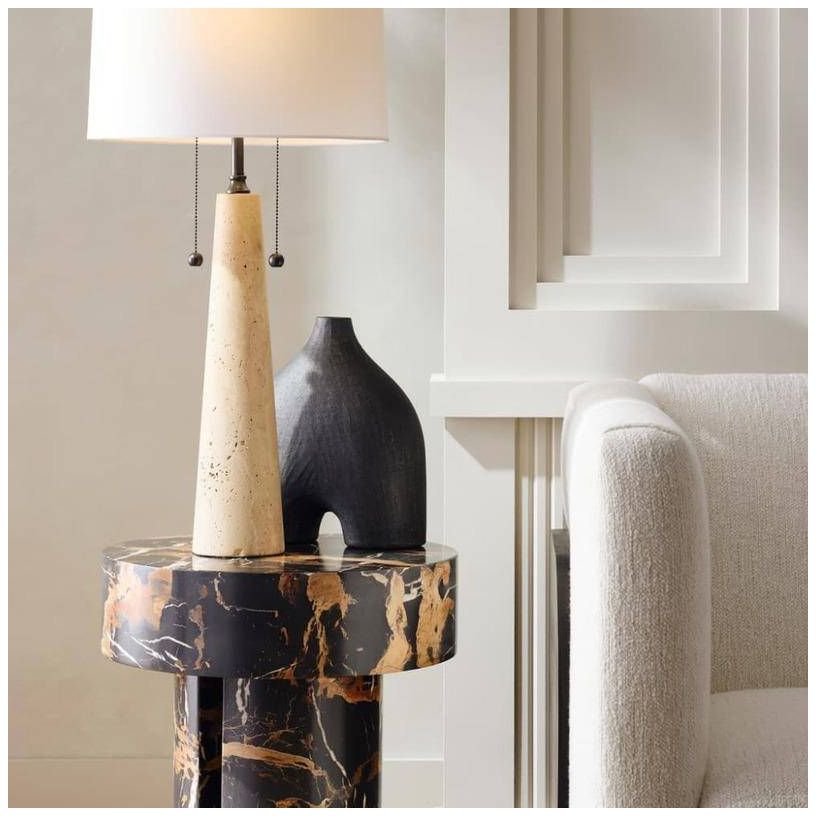 Arteriors Jeffrey Terracotta Sculpture Matte Charcoal