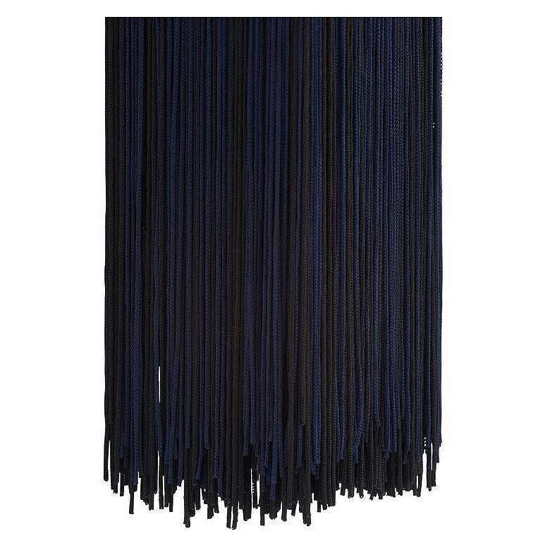 Image 7 Arteriors Jenessa Navy Microfiber Sconce 20" Chattered Brass more views