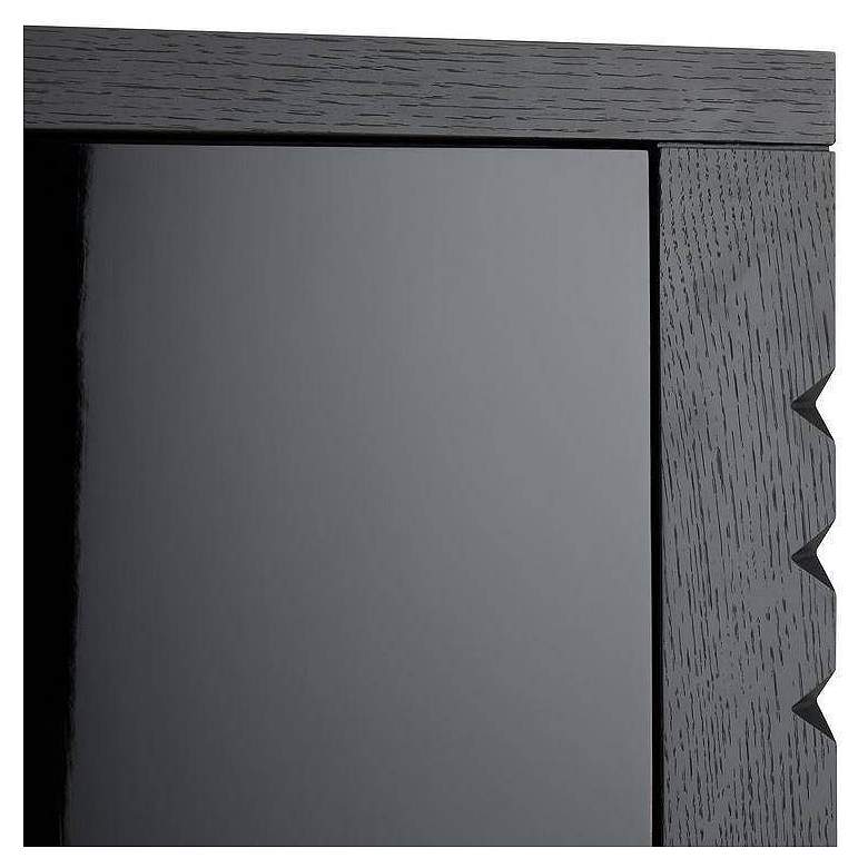 Image 5 Arteriors Jericho Cabinet Ebony Oak Veneer and High-Gloss Black Lacquer more views