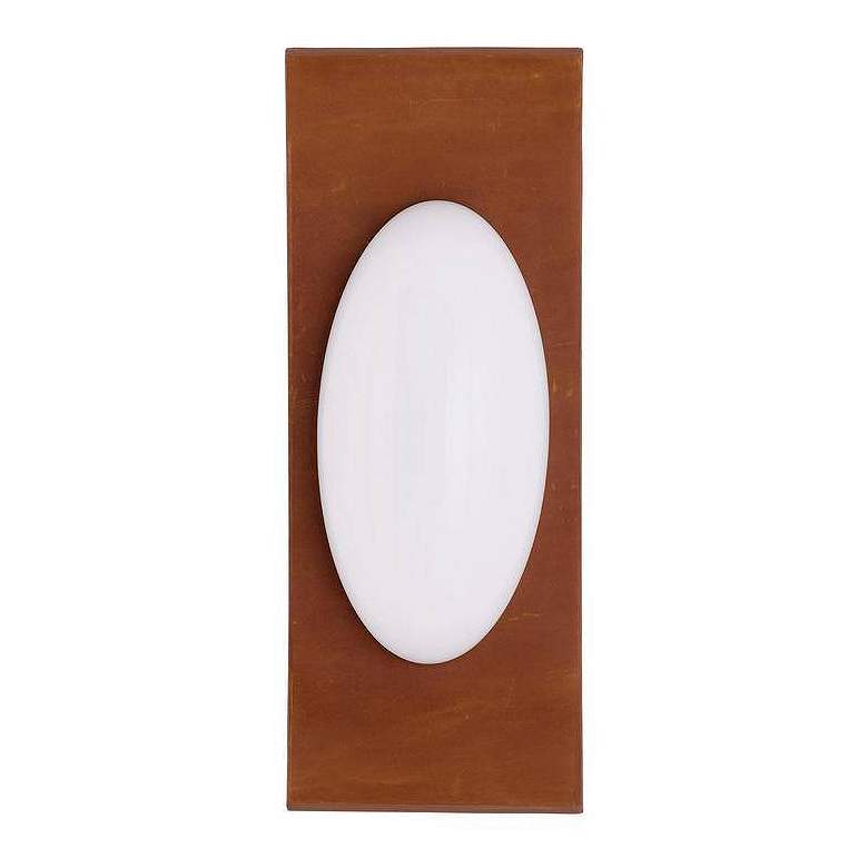 Image 4 Arteriors Jeter Sconce 13.5" Brandy Leather more views