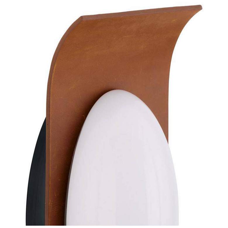 Image 6 Arteriors Jeter Sconce 13.5" Brandy Leather more views
