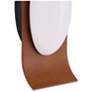 7_Arteriors Jeter Sconce 13.5" Brandy Leather more views
