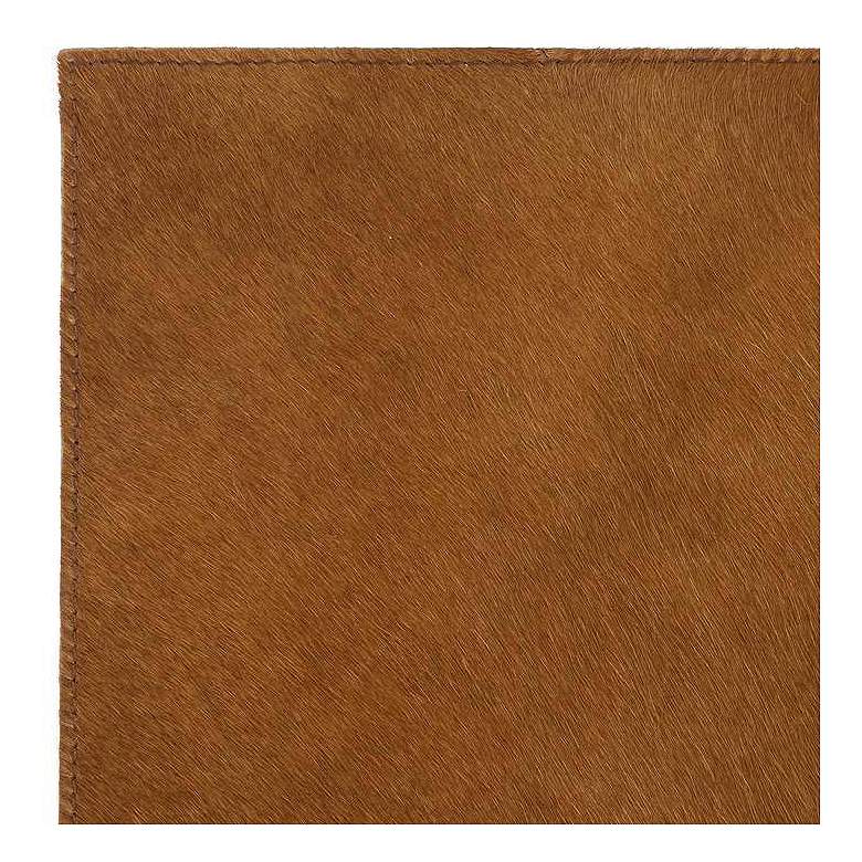 Image 4 Arteriors Jones Leather Tray Brown Hair on Hide more views