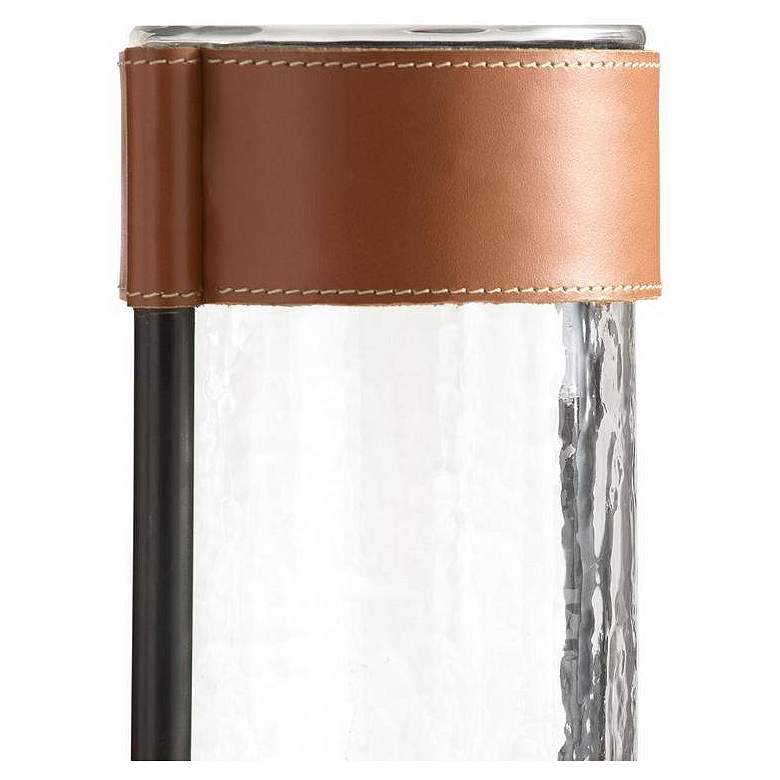 Image 6 Arteriors Joseph Leather Vases Set of 2 Brown more views