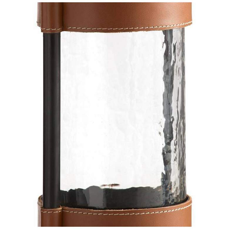 Image 7 Arteriors Joseph Leather Vases Set of 2 Brown more views