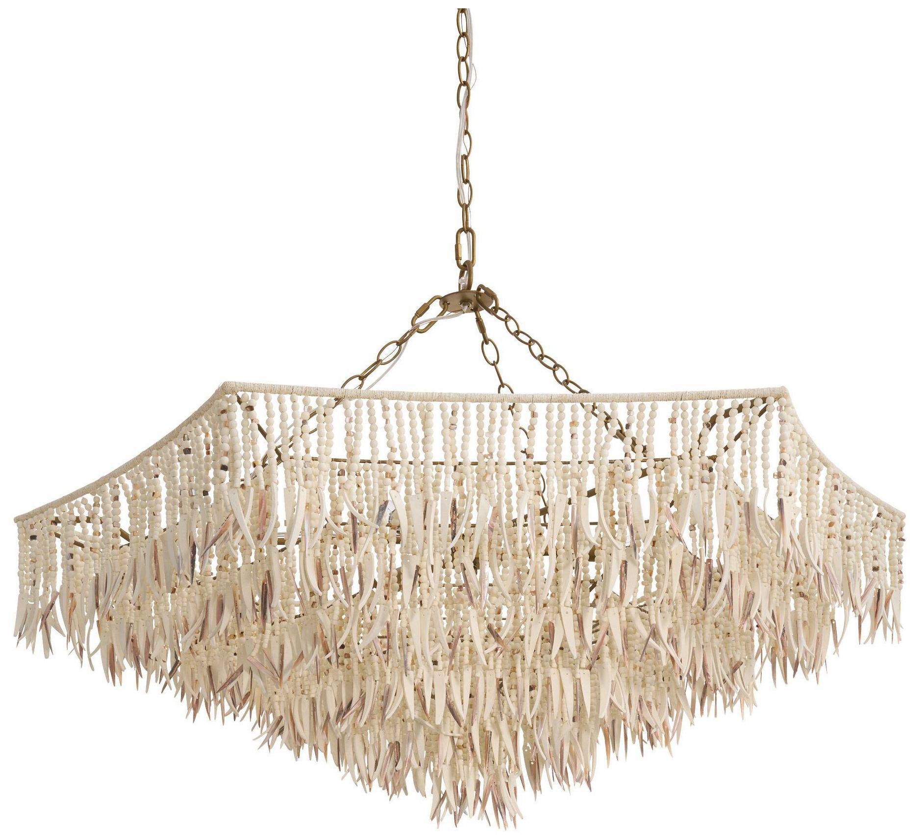 Image 2 Arteriors Josephine Large Chandelier 44" Natural more views