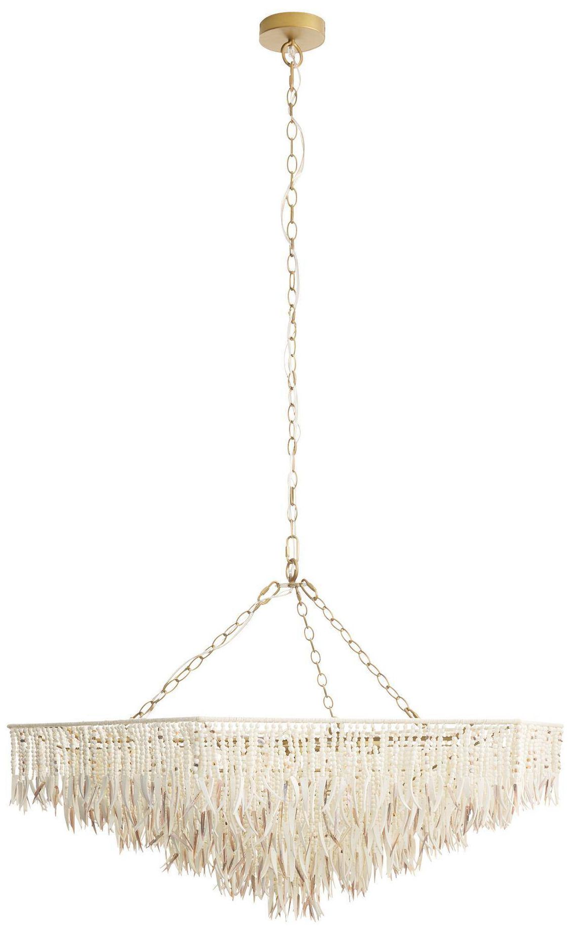 Image 4 Arteriors Josephine Large Chandelier 44" Natural more views