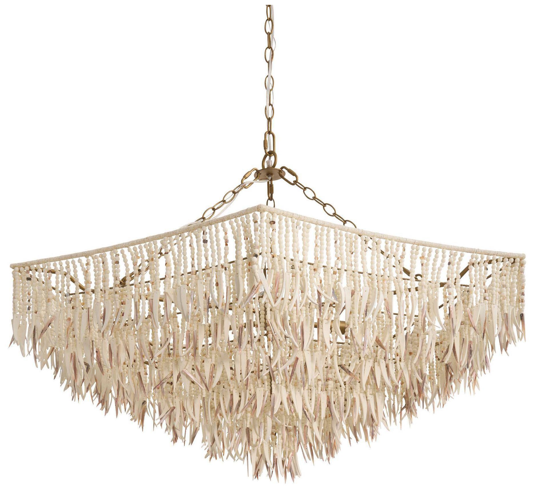Image 5 Arteriors Josephine Large Chandelier 44" Natural more views