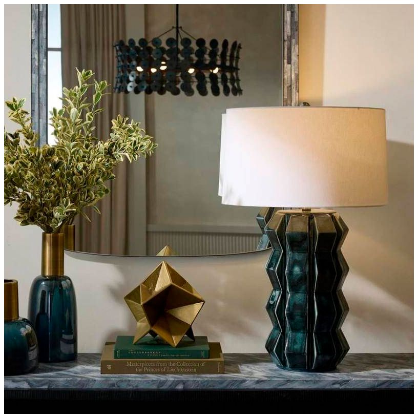 Arteriors Journey Lamp Ocean Reactive Ceramic