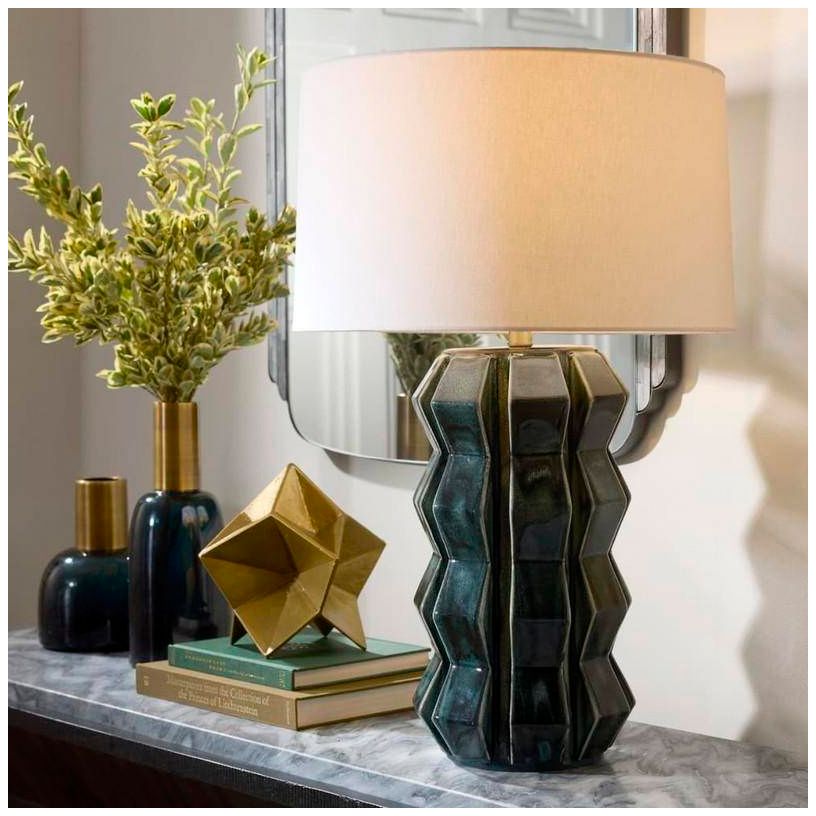 Arteriors Journey Lamp Ocean Reactive Ceramic