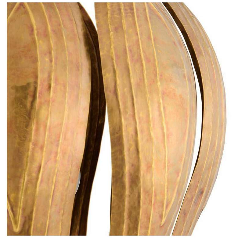 Image 6 Arteriors Judith Pendant 20" Vintage Brass more views
