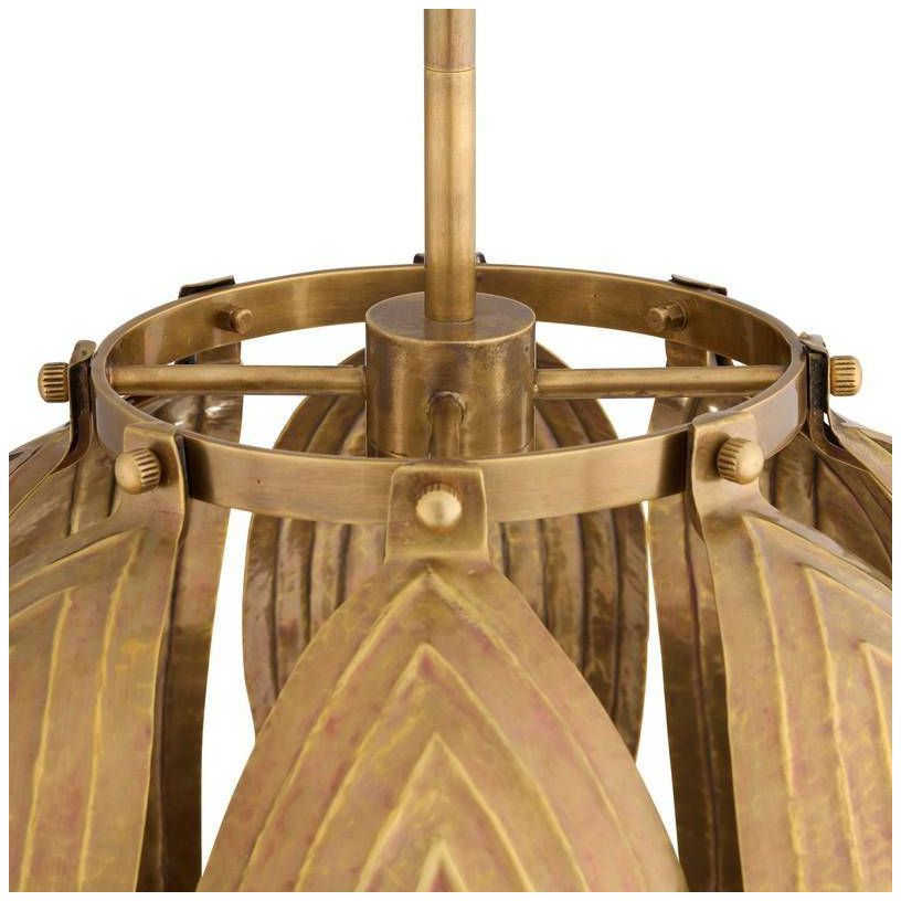 Arteriors Judith Pendant 20" Vintage Brass