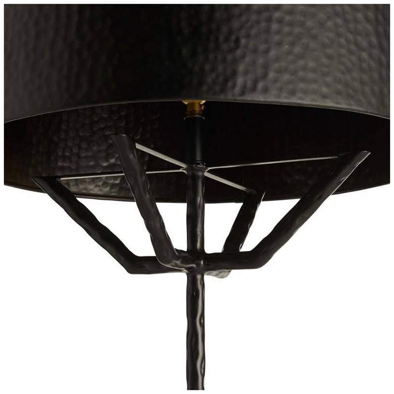 Image 3 Arteriors Juneau Iron Floor Lamp White Marble more views
