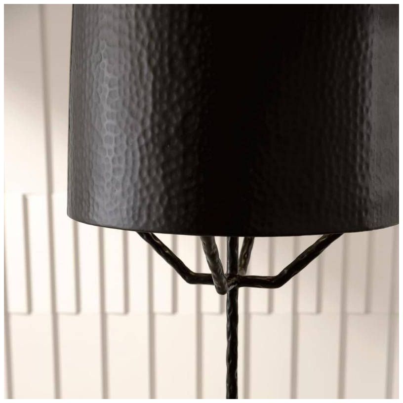 Arteriors Juneau Iron Floor Lamp White Marble