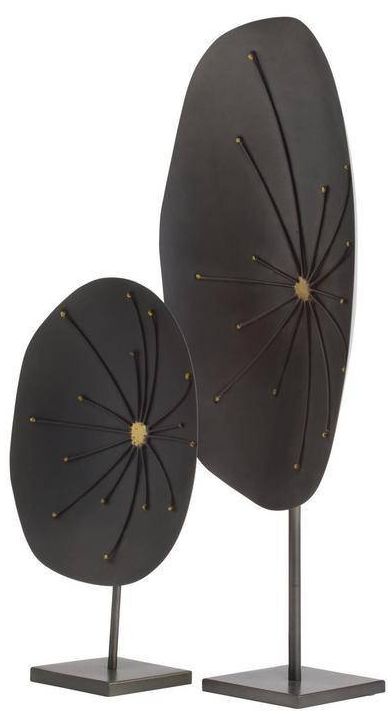 Image 5 Arteriors Jura Iron Sculptures Set of 2 Natural Iron more views