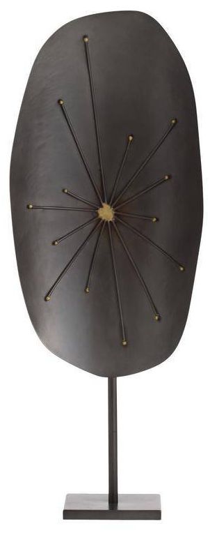 Arteriors Jura Iron Sculptures Set of 2 Natural Iron