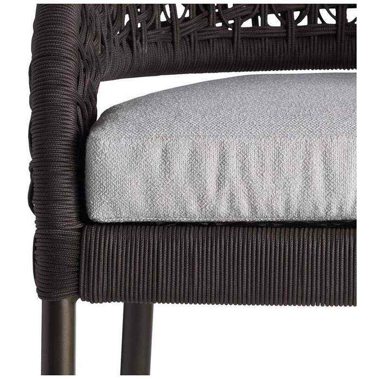 Image 3 Arteriors Juri Outdoor Counter Stool Charcoal Brown Synthetic Rope more views