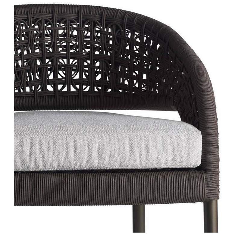 Image 4 Arteriors Juri Outdoor Counter Stool Charcoal Brown Synthetic Rope more views