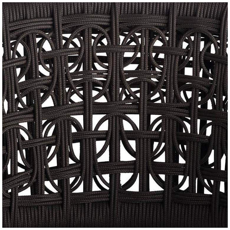 Image 7 Arteriors Juri Outdoor Counter Stool Charcoal Brown Synthetic Rope more views