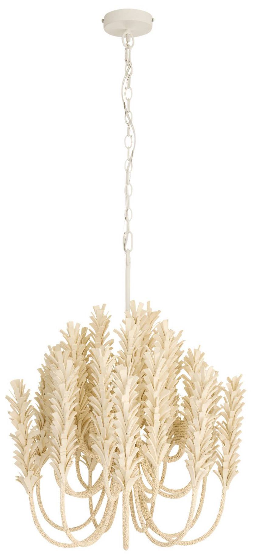 Image 3 Arteriors Kaia Small Chandelier 22" Ivory more views