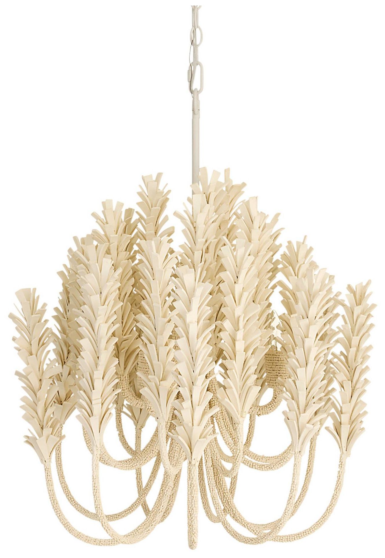 Image 5 Arteriors Kaia Small Chandelier 22" Ivory more views