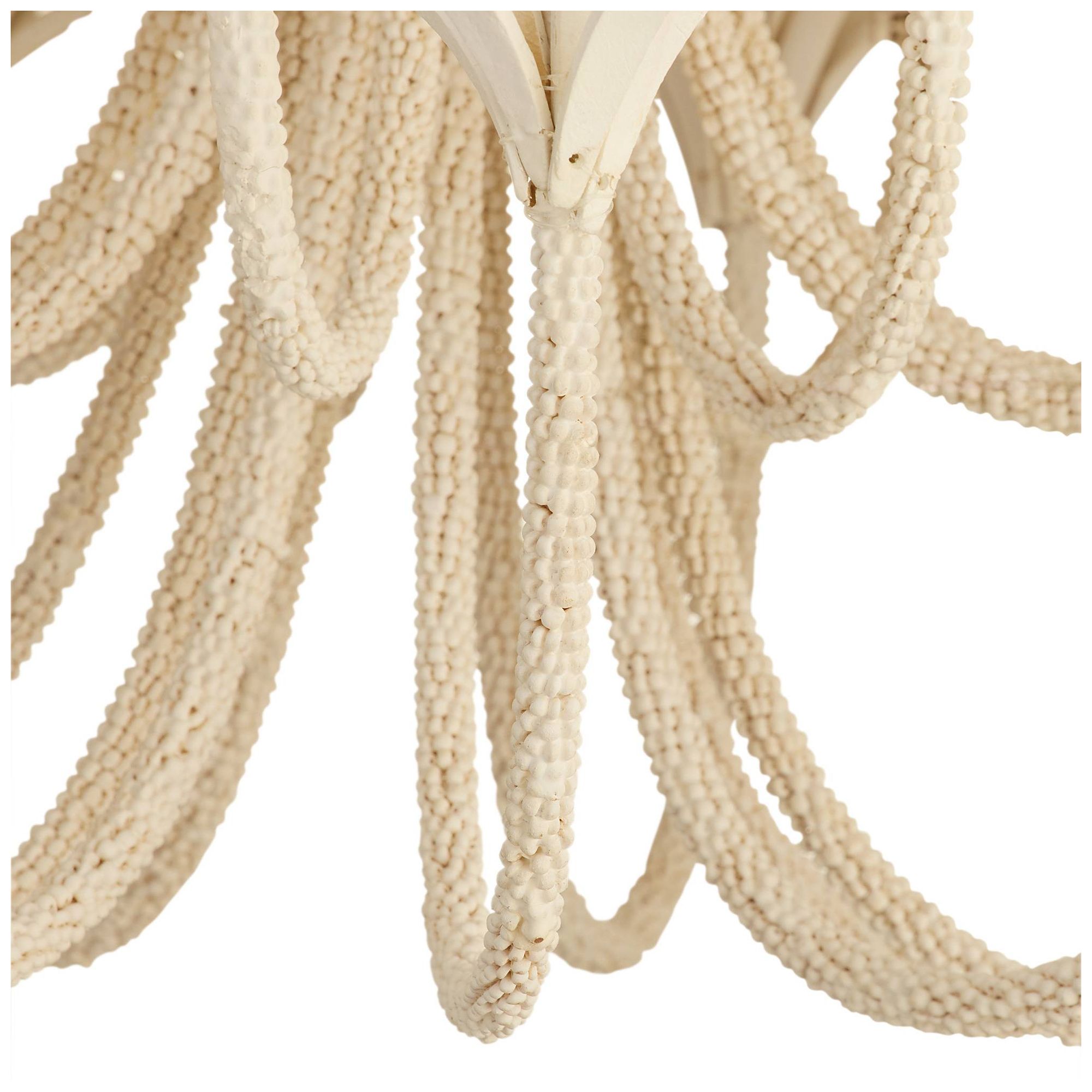 Image 7 Arteriors Kaia Small Chandelier 22" Ivory more views