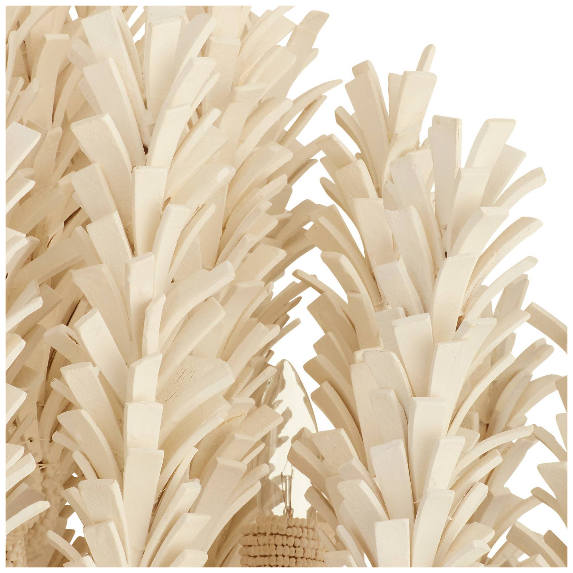 Arteriors Kaia Small Chandelier 22" Ivory