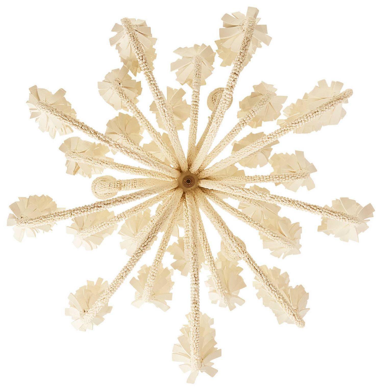 Arteriors Kaia Small Chandelier 22" Ivory