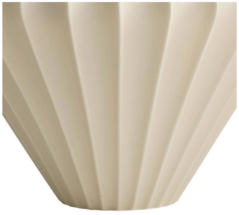 Image 3 Arteriors Kaliana Porcelain Vase Matte Taupe more views