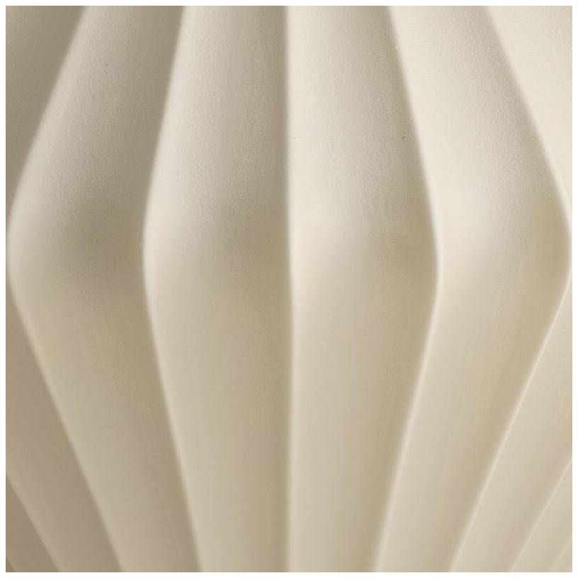 Image 4 Arteriors Kaliana Porcelain Vase Matte Taupe more views